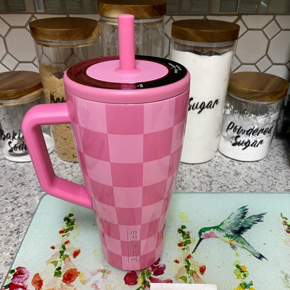 Pink Checkered 30oz Era Brümate